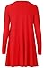 Forever Women's Long Sleeves Plus Size Plain Swing Hanky Dress