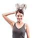 merrylight Grey White Synthetic Hair Extensions Ponytail Bun Updo Hairpieces For Women (Grey White-M3/60)