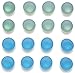 Office Magnets Fridge Magnets Refrigerator Magnets, Mymazn Whiteboard Magnets Cute Magnets Kitchen Magnets Decorative Colorful Frost Glass (8 Green 8 Blue)