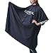 Salon Professional Hair Styling Cape, Colorfulife Hair Cutting Coloring Cape Polyester Pongee Hairdresser Wai Cloth Barber Gown Home Camps & Hairdressing Wrap Capes B007 (Black)