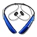 Rymemo Universal Wireless Hands-free Bluetooth Music Audio Stereo Headsets Headphones Earphones Neckbands for Apple iPhone 6 Plus, iPhone 6, iPhone 5S, iPhone 5C, iPhone 5, iPhone 4S, Samsung galaxy s5, s4, s3, Samsung Note 4, Note III, Note 2; LG G4, LG G3, G2;iPod, iPod Touch, iPad Air, iPad Mini, Android Tablet PC,Blue (No retail package)