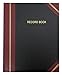 BookFactory Record Book Professional Record and Account Notebook College Ruled Notebook - 96 Ruled Pages (8'' x 10'') Section Sewn Hardbound (RA-096-SRS-A-LKMST15)