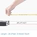 Unistar Compatible Label Tape Replacement for Brother PTouch 12mm 0.47 Inch Laminated White Label Tape, TZe-231 TZe231 TZ-231 for P-touch Label Maker PT-D210 PT-D400 PT-D600, 26.2 Feet, 4 Pack