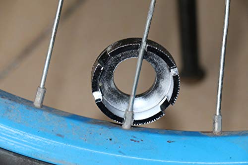 Castuvy 2 Pcs Miniature 6 Size Bicycle Spoke Tool Wrench, 1 Pcs Miniature 12 Size Bicycle Multifunction Wrench