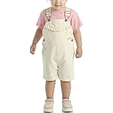 Carhartt Kid's CM9748 Canvas Ruffle Front Shortall - Girls