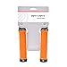 FIFTY-FIFTY Double Lock-On Mountain Bike Grips, Bicycle Handlebar Locking Grips, Non-Slip MTB Handle (Orange)