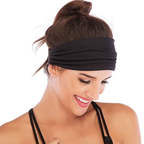 image for Heathyoga Non-Slip Headband for Women -Silicone Grippy Sweatband & Spo