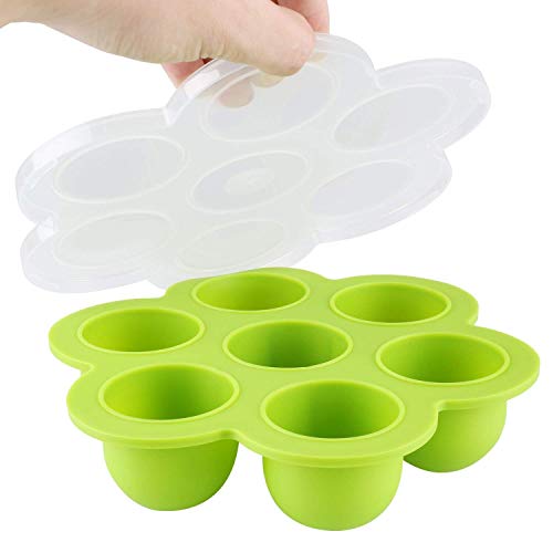 Silicone Bibs and Baby food storage container freezer Tray with silicone lid for babies BUNDLE!