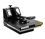PowerPress Industrial-Quality Digital 15-by-15-Inch Sublimation T-Shirt Heat Press, Black