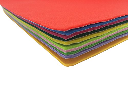 image for Gnognauq 10 pcs 7.9’’x11.8’’(20cmx30cm) 1mm Thick Sticky Back 