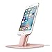 Twelve South Hirise Deluxe for iPhone/Ipad/Smartphone, Rose Gold | Adjustable Charging Stand w/Lightning + MicroUSB Cables