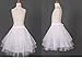 Girls 3 Layers Wedding Flower Girl Petticoat ,White,Large