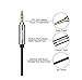AUX Cable [3-Pack 4ft/1.2M - 24K Gold Plated, Hi-Fi Sound Quality] Cellularize 3.5mm Audio Cable / Auxiliary Cable / Aux Cord for Car Stereos, Beats Series, Sony Series, iPod, iPhone