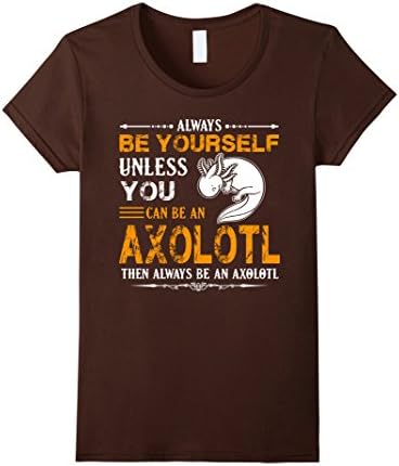 Women's Axolotl Shirt - Axolotl Tshirt Medium Brown
