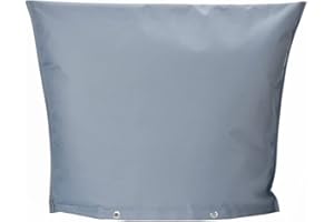 QUOYIYO Outdoor Backflow Preventer Insulation Cover,Insulated Pouch for Winter Pipe Freeze Protection Sprinkler Valves in Snow or Sun Exposure, Waterproof Sprinkler Valve System Cover (24 " W x 24 " H,Gray)