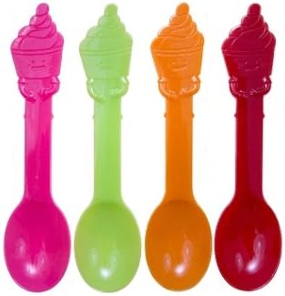 Heavy Weight Colored Swirl Spoons 1000 Pcs/Case (Green)