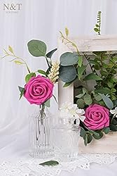 N&T NIETING Artificial Flowers, Foam Roses Perfect