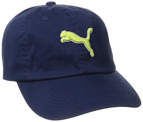PUMA Men's Icon Adjustable Relaxed Fit Cap, Navy, One Size