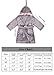 Boys Robe Animal Plush Soft Hooded Bathrobe Robe,Shark Grey,M(4-6 Years)