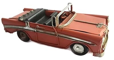 Chevy Bel Air Convertible Car model display vintage style - Orose color