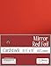 Mirror Red Cardstock - 8.5 x 11 inch - .012