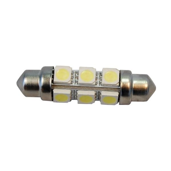 HQRP-360-deg-42mm-Festoon-12-LEDs-Cool-White-Navigation-Bulb-for-Fixed-Mount-Pedestal-Fold-Down-Anchor-Light-Plug-In-Pole-Anchor-Light-plus-HQRP-UV-Meter