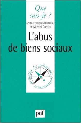 L Abus De Biens Sociaux Que Sais Je Renucci Jean Francois Cardix Michel Que Sais Je 9782130486664 Amazon Com Books