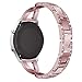 Jiarusig Bracelet Compatible with Fitbit Versa 3/Versa 4 Bands/Fitbit Sense/Sense 2 Bands for Women, Replacement Rhinestone Bling Wristband Strap Compatible for Fitbit Versa 4/Versa 3/Sense 2/Sense