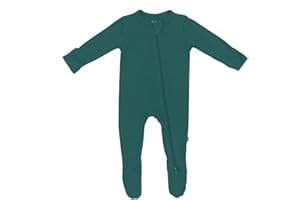 KYTE BABY Footies - Baby Pajama Suit with Zipper Closure, Soft Rayon made from Bamboo