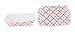 Southern Champion Tray 0401 #25 Southland Paperboard Red Check Food Tray, 1/4 lb Capacity (Case of 1000)