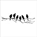 Wall stickers Decal Removable Black Bird Tree Branch Art Home Mural Decor