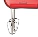 Brentwood HM-46 Electric Hand Mixer,Lightweight 5-Speed,Red