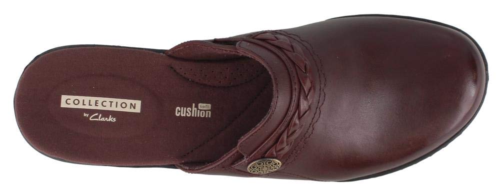 Clarks Women's, Leisa Carly Mule Burgundy 11 N - Image 3