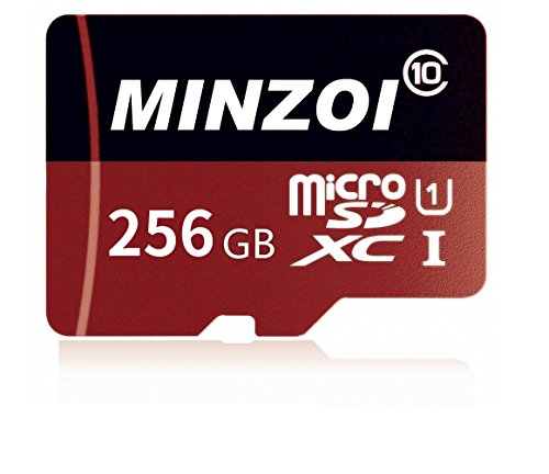 Minzoi 256gb micro sd sdxc card high speed class 10 mem…