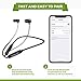 VMPALACE Bluetooth Headphones, Noise Cancelling Headphones with Microphone - Magnetic HD Stereo Wireless Headphones, IPX7 8 Hour Battery Waterproof Bluetooth Headset for Running Workout & Gym