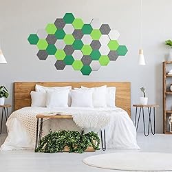 JBER Hexagon Acoustic Panels Beveled Edge Sound