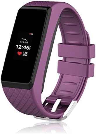 Smart Bracelet IP67 Waterproof Colorful OLED Touchscreen Display Fitness Tracker Bluetooth 4.0 (Purple)