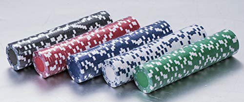 image for Smilejoy 500PCS Casino Poker Chips Set,11.5 Gram for Texas Holdem Blac