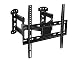 Corner TV Wall Mount - Full Motion Swivel Wall Mount Bracket Designed for Corner Installations, VESA 400x400 Pattern Fits 32, 37, 40, 42, 50, 55 Inch Televisions, 66 Lbs Capacity, MI-4481