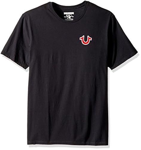 True Religion Men S Buddha Logo Crew Neck Tee Shirt Red Flame Medium In Dubai Uae Whizz Shirts