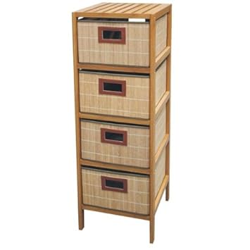 Bamboo Chest Of Drawers 4 Drawer Chest Of Drawers Side Table
