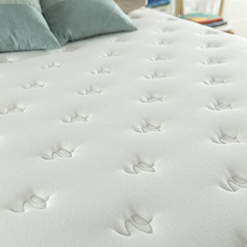 Zinus Ultima Comfort 13 Inch Deluxe Euro Box Top Spring Mattress, Full Pricepulse
