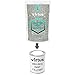 V1RTUS Silver + Gold Holographic Glitter Paint Crystal Additive 100g / 3.5oz for Acrylic, Latex, Emulsion - use Interior/Exterior - Wall Ceiling Wood Metal Varnish, Dead Flat, Matte, Soft Sheen, Silk
