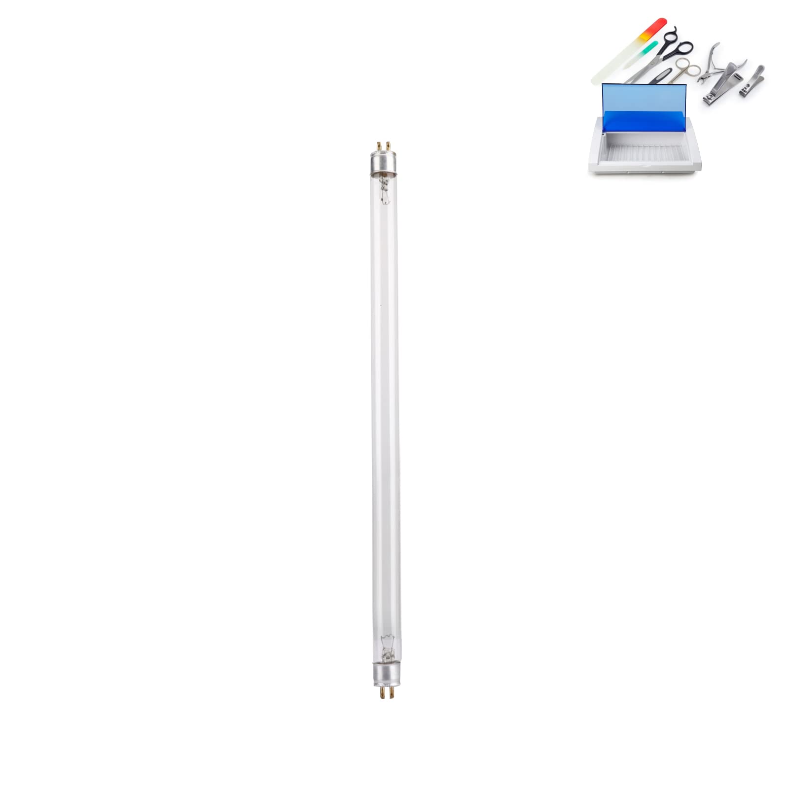 Ultraviolet Light Tube, Lamp Tube Accessories of UV Sterilizer Replacement UV Bulb for Nail Art Beauty Salon(8W)