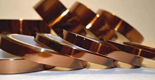 APT, (1'' x 36 Yds (108FT)), 1 mil Thick Polyimide Adhesive Tape, high Temperature and Heat Tape, for Masking, Soldering, Electrical, 3D Printer Application. (1 Inch)
