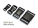 10 pcs Dual Adjustable Side Release Plastic Buckles 3/4 Inch (20 mm)