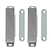 JQK Magnetic Door Catch, Stainless Steel Cabinet Magnet Closet Catches, 60 lbs Brushed (Pack of 2), HCC603-P2