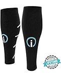 Calf Compression Sleeves for Running and Cycling - Mens and Women's - 2 pair Compression Leggings / Guards / Socks Ideal for Reducing and Accelerating Recovery from Running Injuries - PRIME SHIPPING