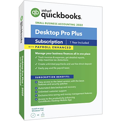 QuickBooks Desktop Pro Plus with Enhanced Payroll