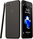 TOZO Case for iPhone 7 Plus, PP [0.35mm] Ultra-Thin/Slim [Perfect Fit] Thinnest Hard Protect Case Back Cover Bumper [Semi-transparent] Lightweight for iPhone 7 Plus 5.5 inch. [Matte Mocha black] (Wireless Phone Accessory)
